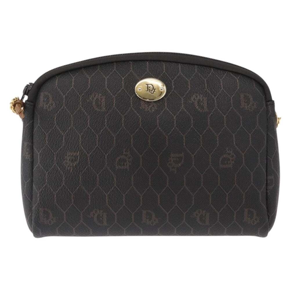 Dior Honeycomb Canvas Shoulder Bag Gray